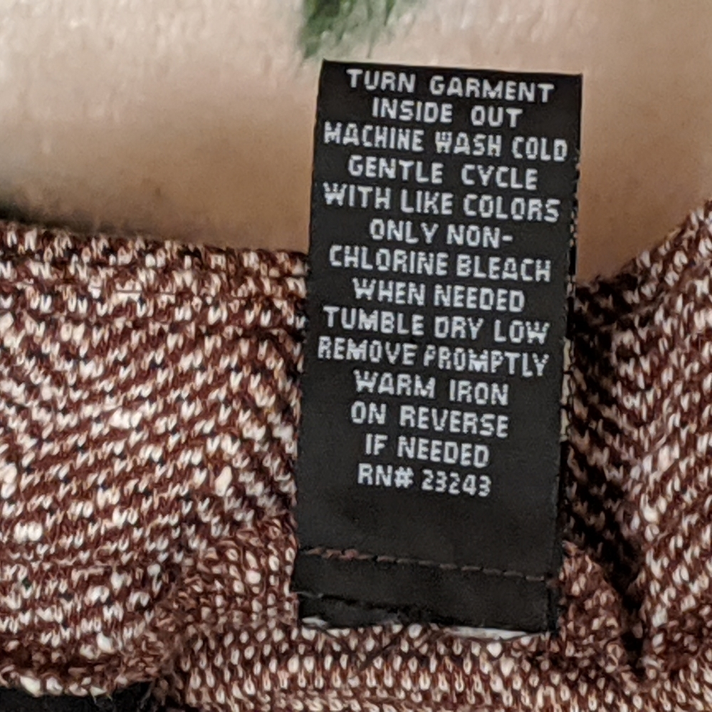 Y2K Vintage, New York & Company, Brown & Cream Tweed Texture Culottes, Small - Picture 7 of 8